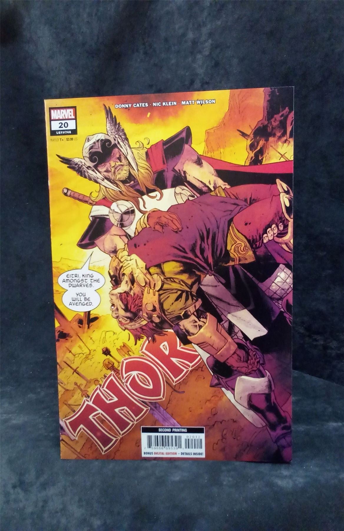 Thor #20 Second Print Cover 2022 Marvel Comics Comic Book