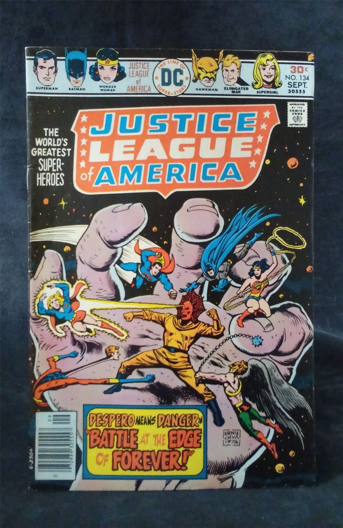 Justice League of America #134 1976 DC Comics Comic Book