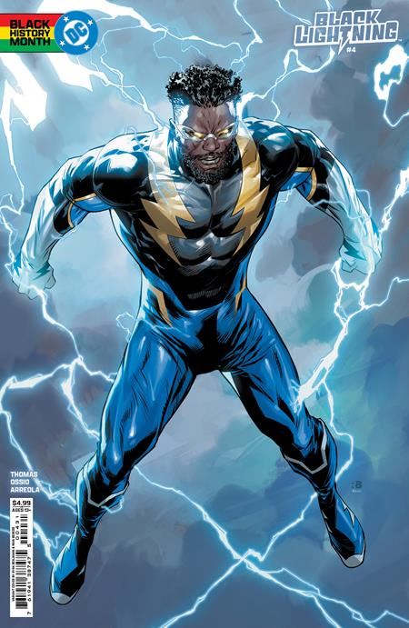 Black Lightning #4 Cvr C Ryan Benjamin Black History Month Card Stock Var  DC Comics Comic Book 2025