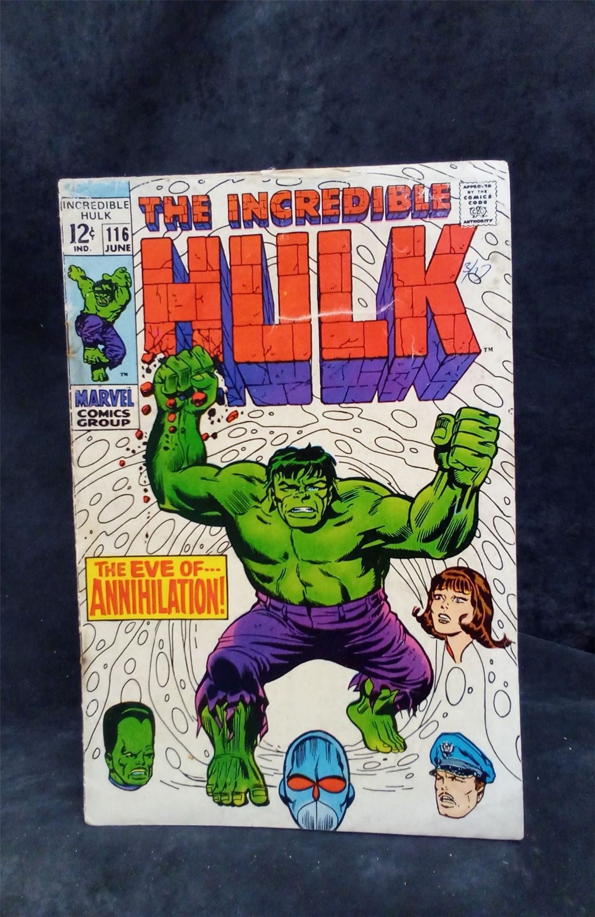 The Incredible Hulk #116 1969 Marvel Comics Comic Book