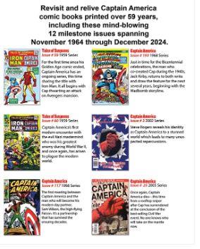 Captain America Complete Digital Comic Book Collection 1964 - 2024 Platinum Edition by GIT Collections