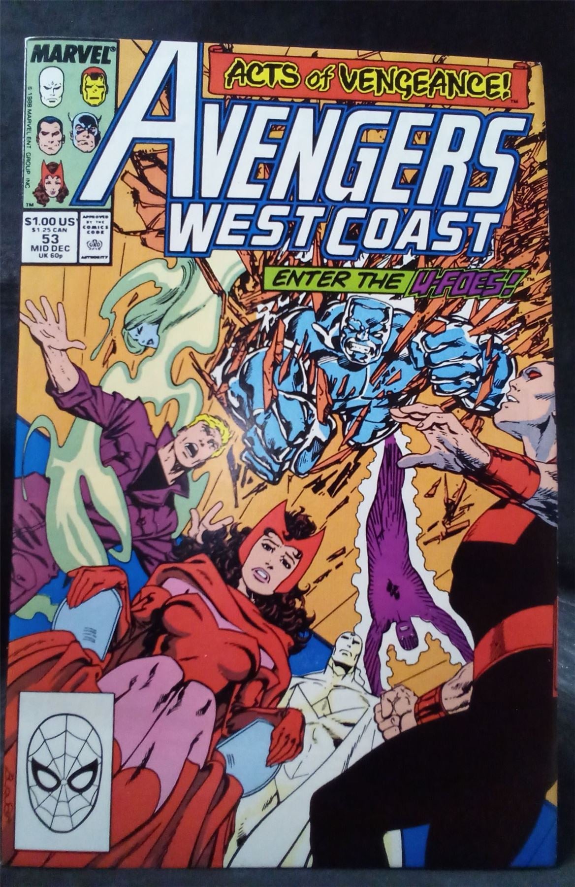 Avengers West Coast #53 1989 Marvel Comics Comic Book