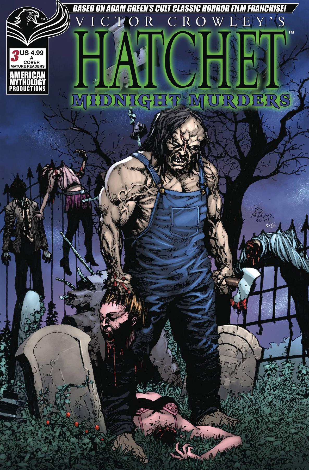 Hatchet Midnight Murders #3 Cvr A Martinez American Mythology Productions Comic Book