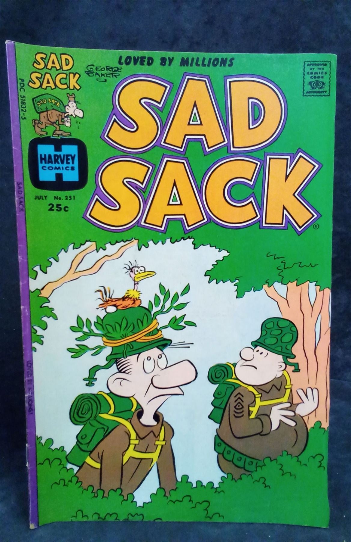 Sad Sack Comics #251 1976 Harvey Comic Book