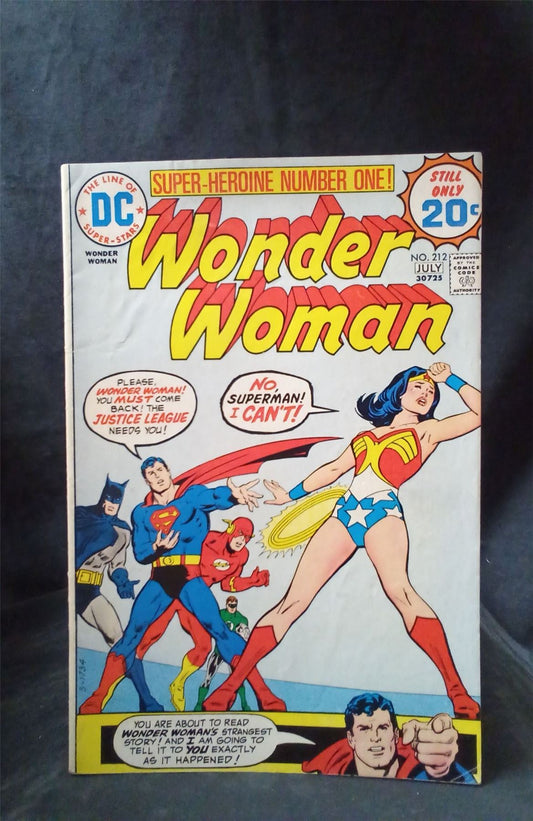 Wonder Woman #212 1974 DC Comics Comic Book