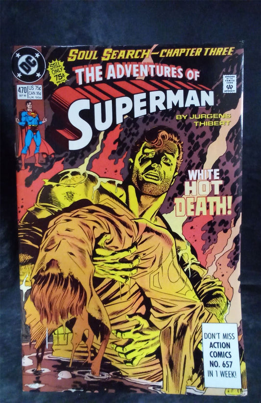 Adventures of Superman #470 1990 DC Comics Comic Book