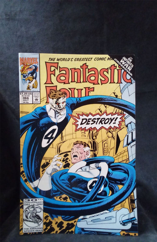 Fantastic Four #366 1992 Marvel Comics Comic Book