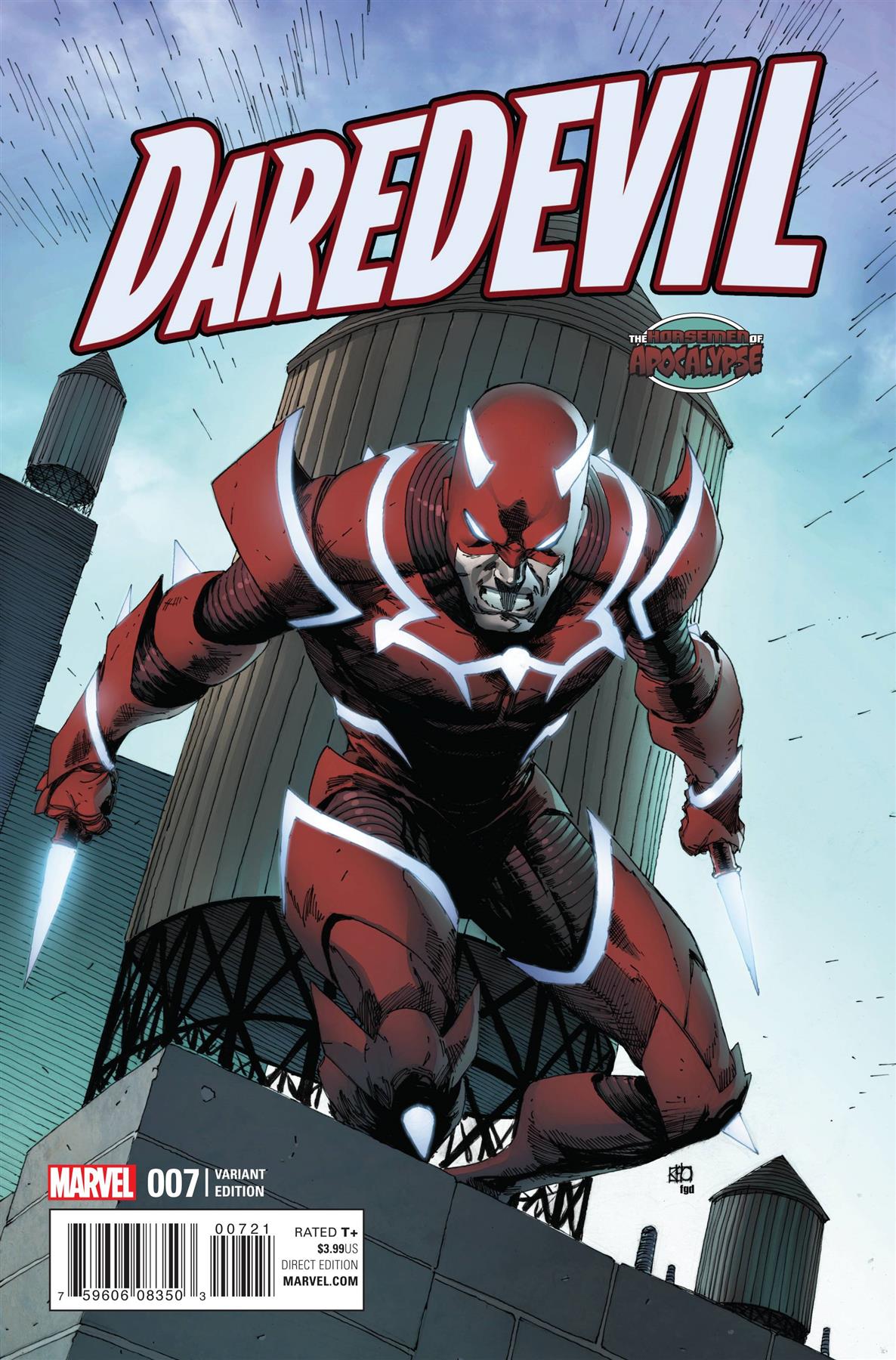 Daredevil #7 Aoa Var (Aoa Var) Marvel Comics Comic Book
