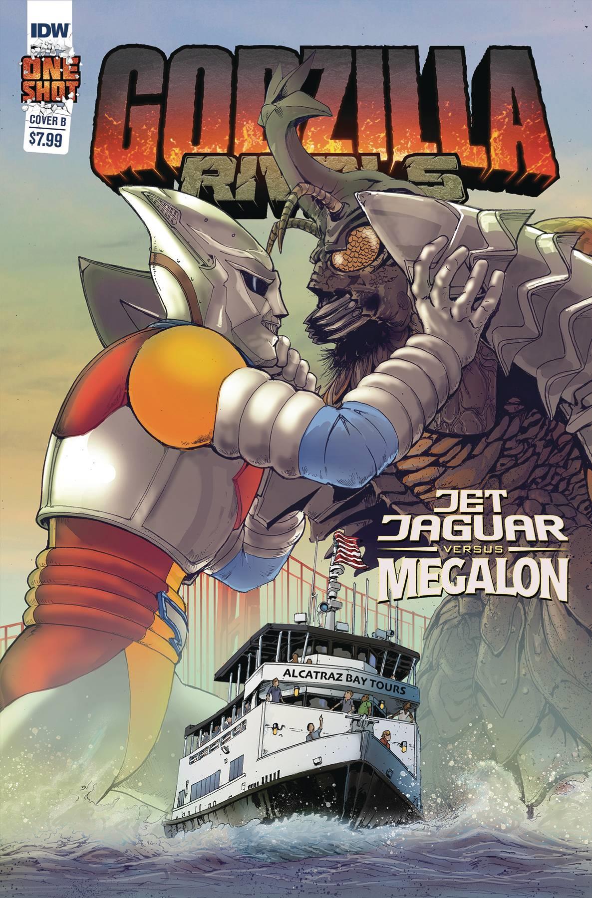 Godzilla Rivals Jet Jaguar Vs Megalon Oneshot #1 Cvr B Griff Idw-prh Comic Book