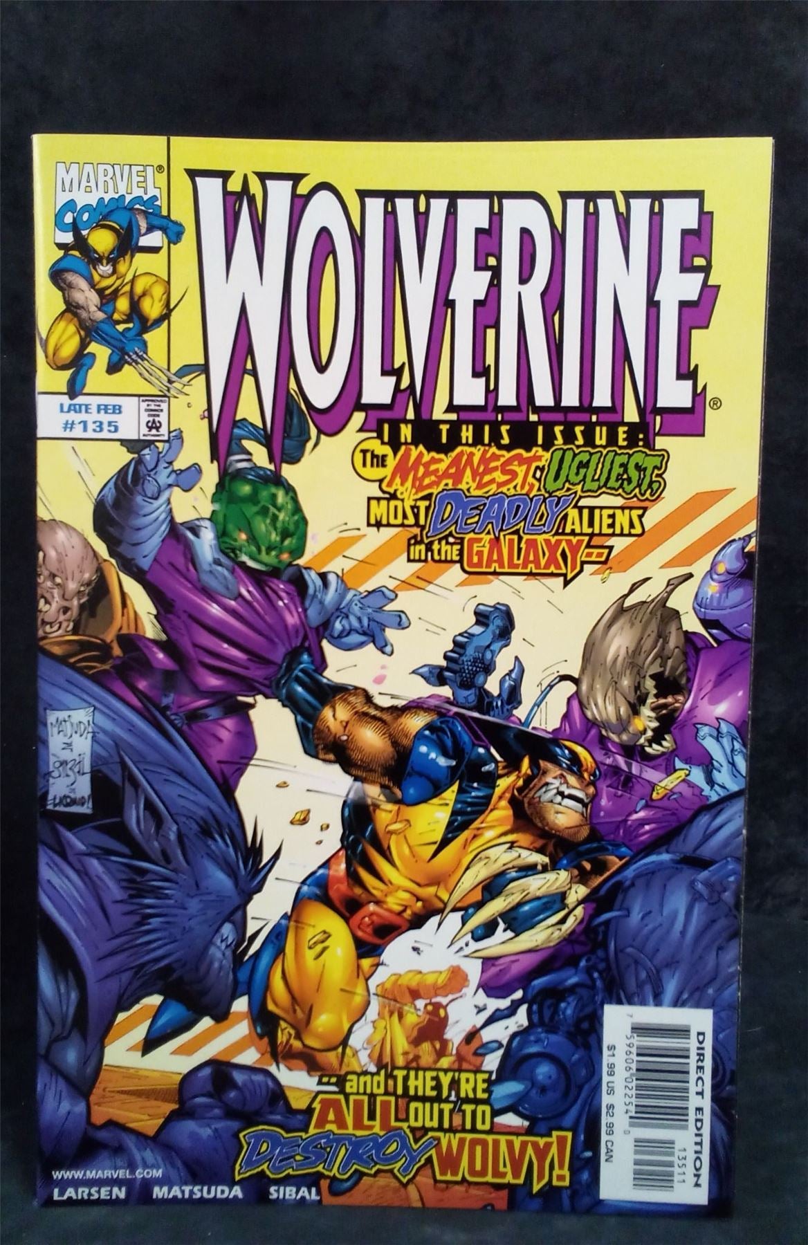 Wolverine #135 1999 Marvel Comics Comic Book