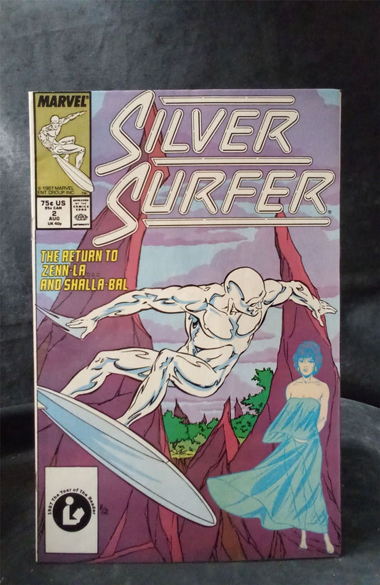 Silver Surfer #2 Direct Edition 1987 Marvel Comics Comic Book