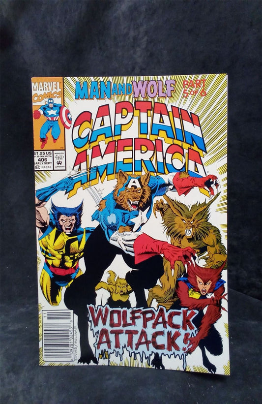 Captain America #406 1992 Marvel Comics Comic Book