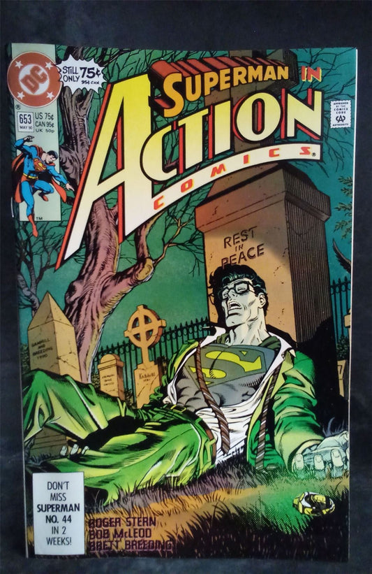 Action Comics #653 1990 DC Comics Comic Book