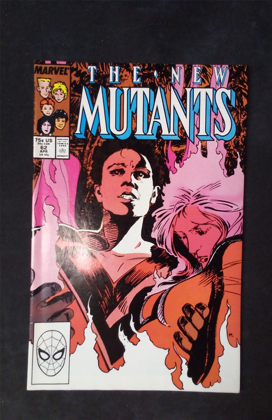 The New Mutants #62 Direct Edition 1988 marvel Comic Book