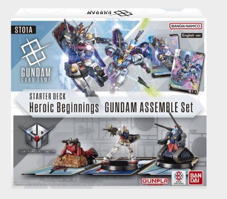 Gundam Card Game Starter Deck Assemble Set Display 01 Heroic Beginnings [ST01A] TCG By Bandai