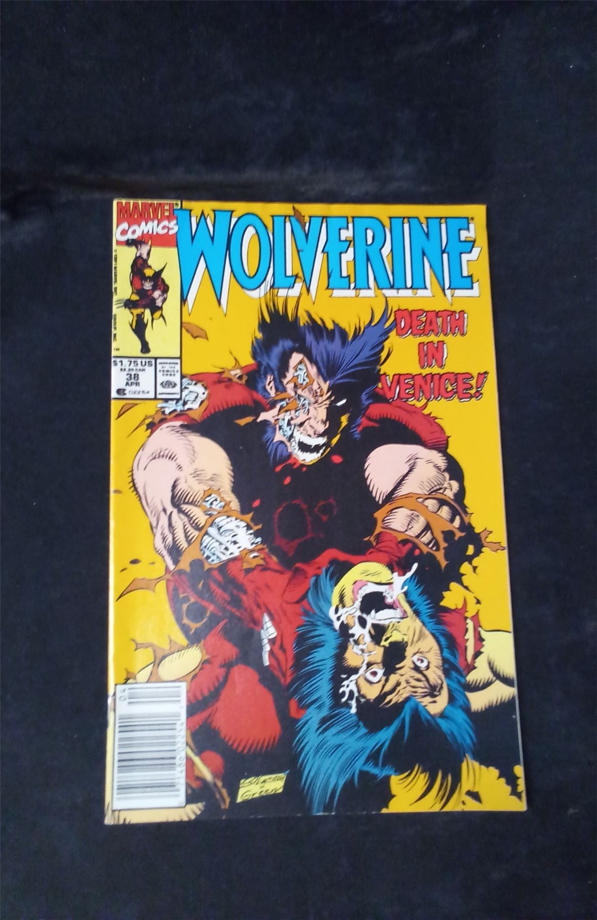 Wolverine #38 Newsstand Edition 1991 marvel Comic Book