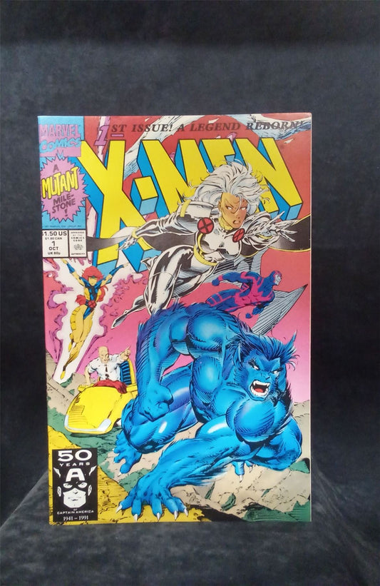 X-Men #1 Storm and Beast Cover 1991 Marvel Comics Comic Book