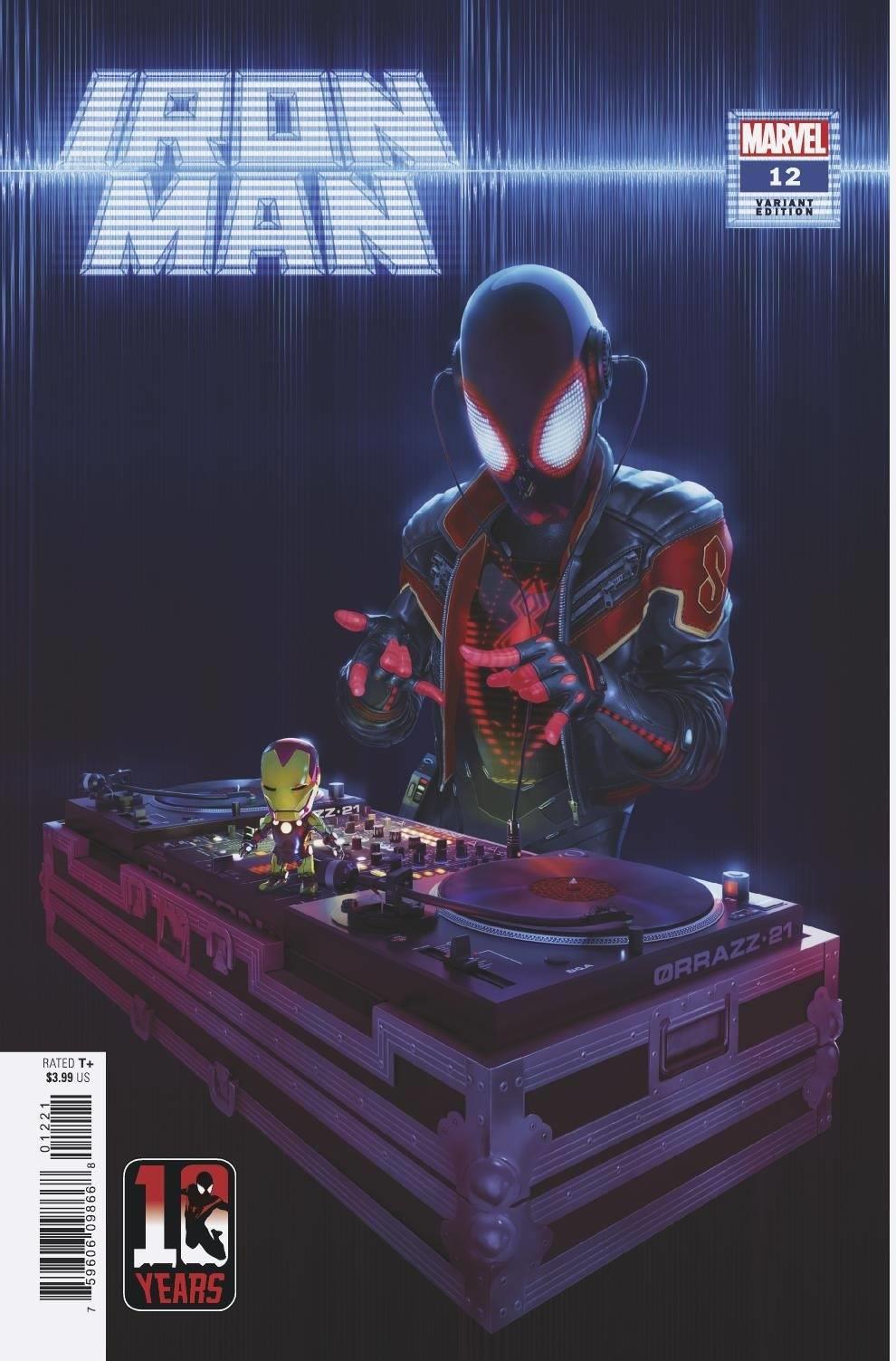 Iron Man #12 Rahzzah Miles Morales 10th Anniv Var Marvel Comics Comic Book