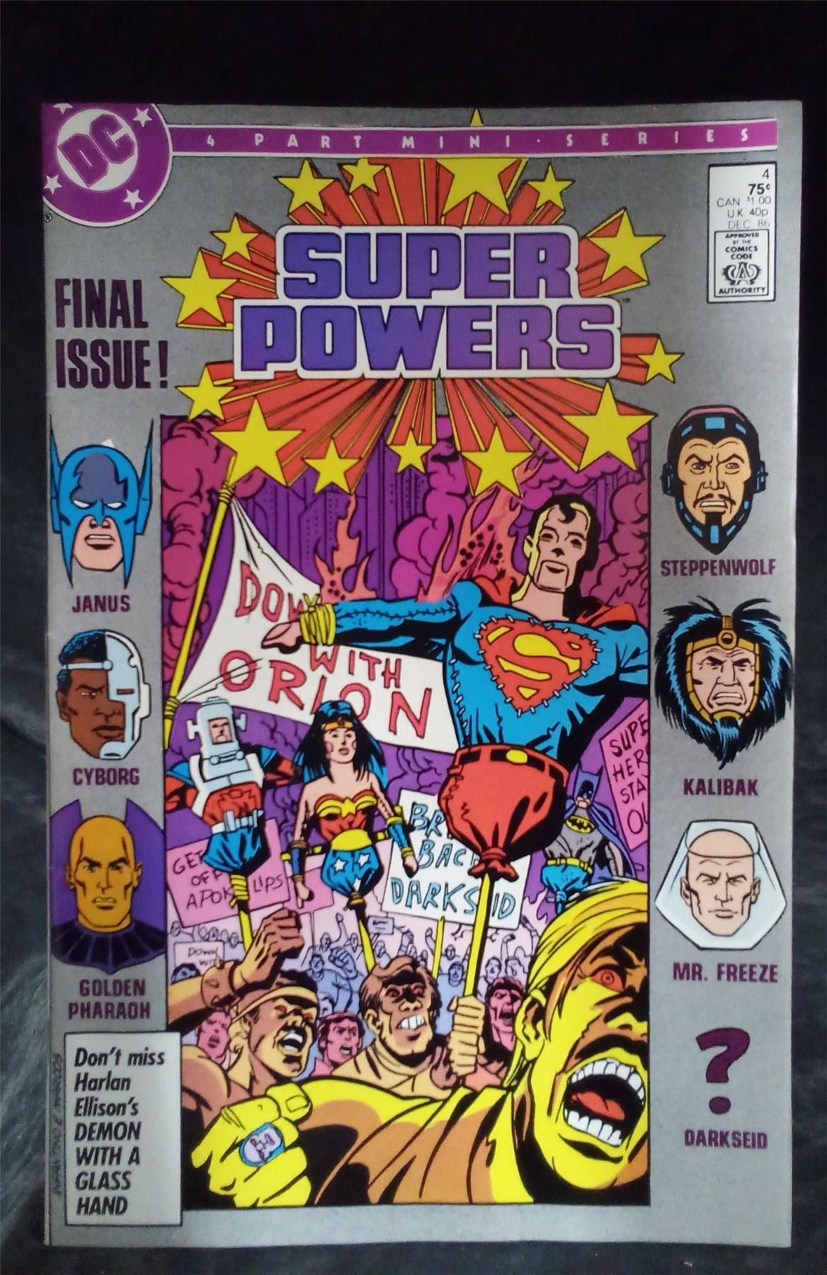 Super Powers #4 1986 DC Comics Comic Book