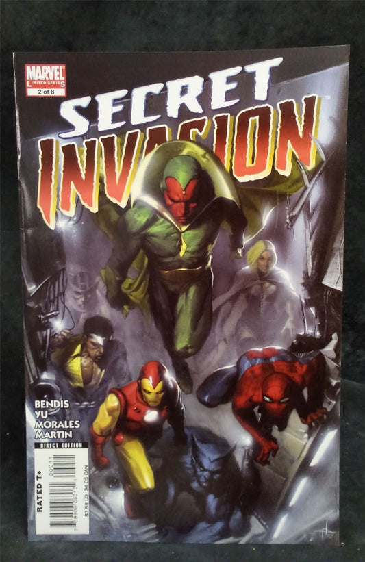 Secret Invasion #2 Gabriele Dell'Otto Cover 2008 Marvel Comics Comic Book