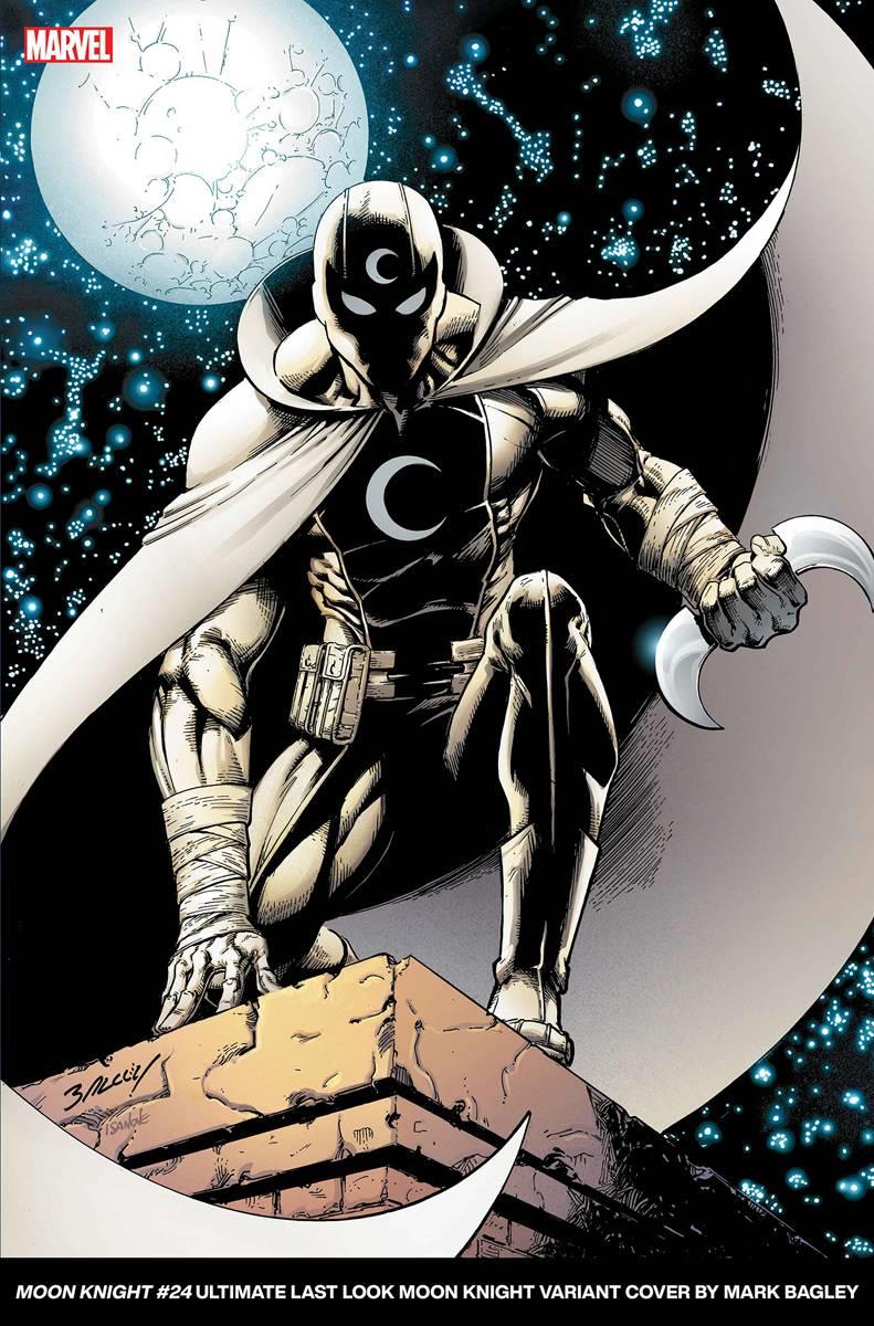 Moon Knight #24 Bagley Ult Last Look Var (Bagley Ult Last Look Var) Marvel Prh Comic Book 2023