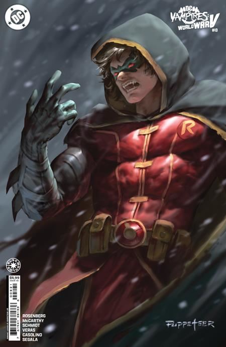 DC VS VAMPIRES WORLD WAR V #8 (OF 12) CVR C PUPPETEER LEE CARD STOCK VAR  DC Comics Comic Book 2025