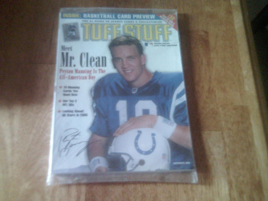 Tuff Stuff Magazine - Meet Mr. Clean Peyton Manning Nov 2000 Single Issue