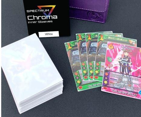 Spectrum Chroma Inner Sleeve- White Standard 100 ct By BCW
