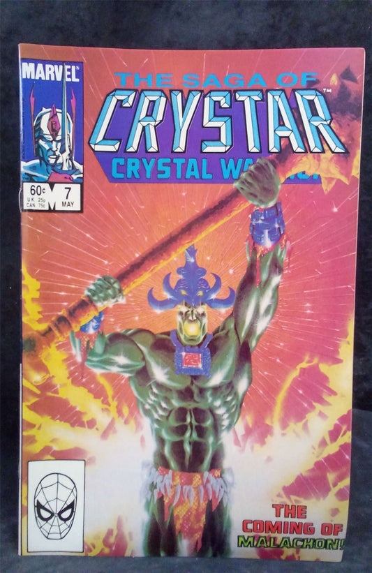 The Saga of Crystar, Crystal Warrior #7 1984 Marvel Comics Comic Book