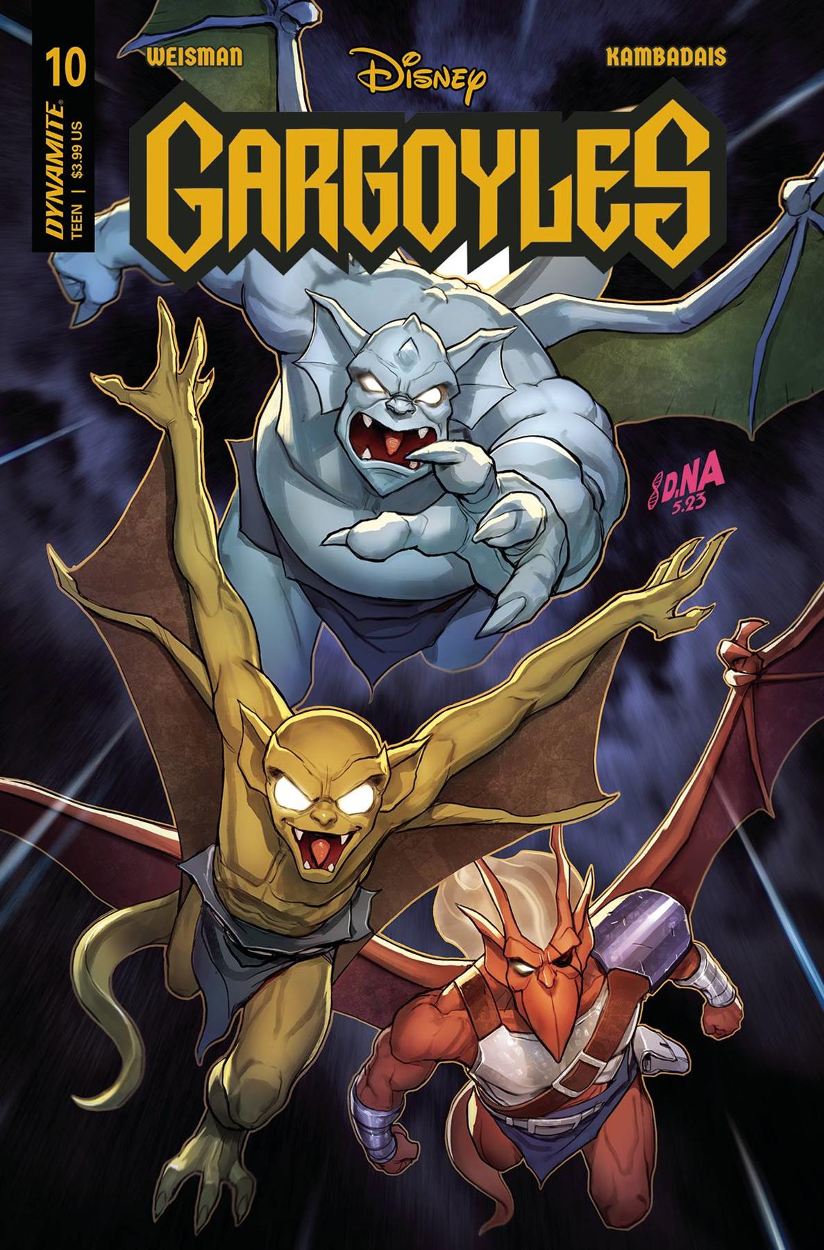 Gargoyles #10 Cvr A Nakayama Dynamite Comic Book