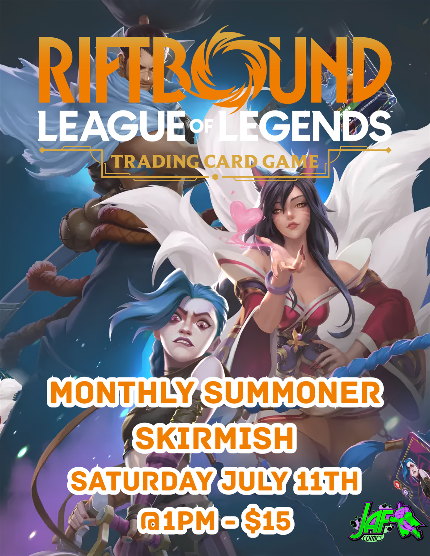 RiftBound: Summoner Skirmish- Saturday 07/11/26  @ 1pm