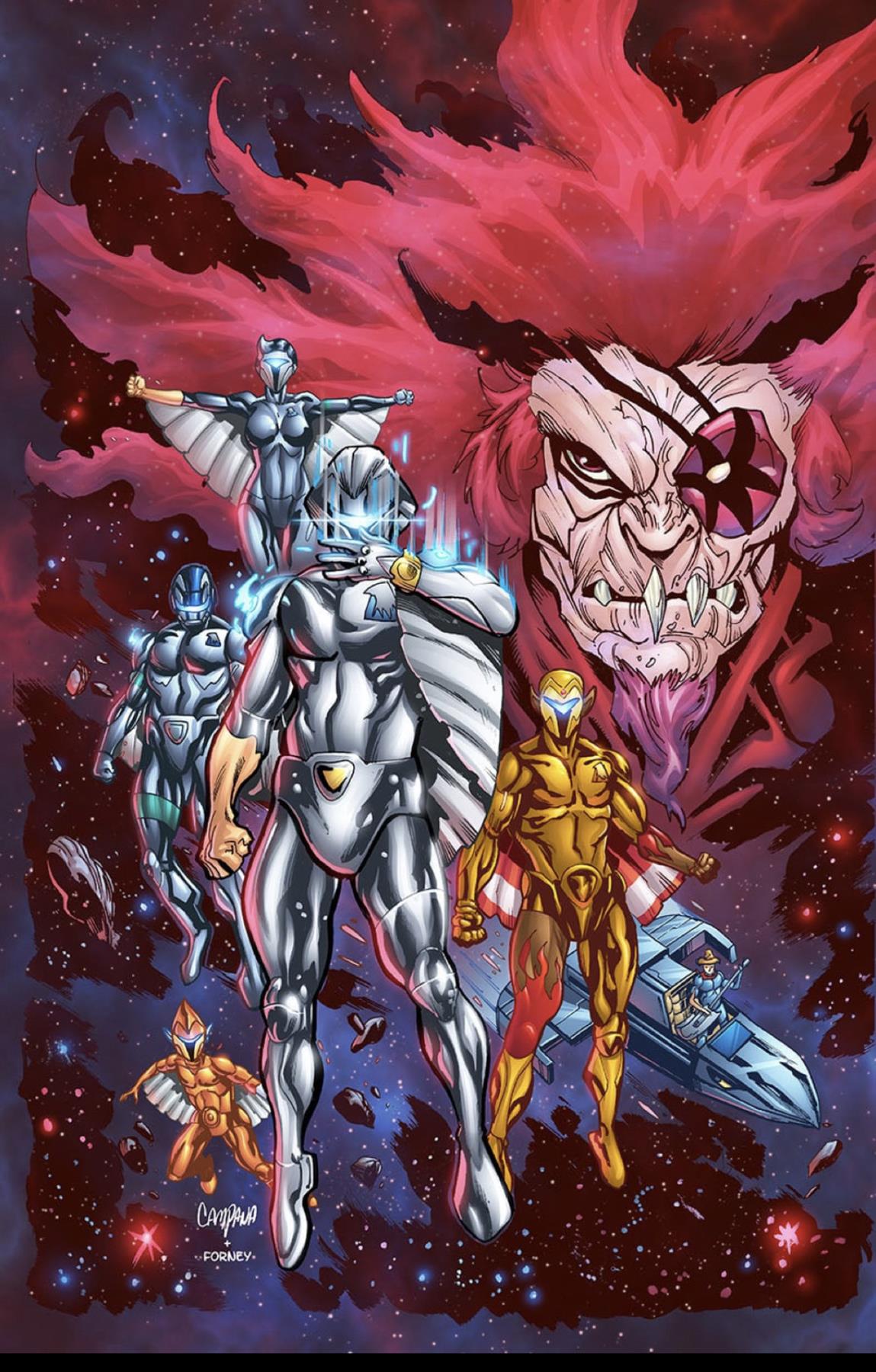 Silverhawks #1 JAF Exclusive Campana Cover MousePad