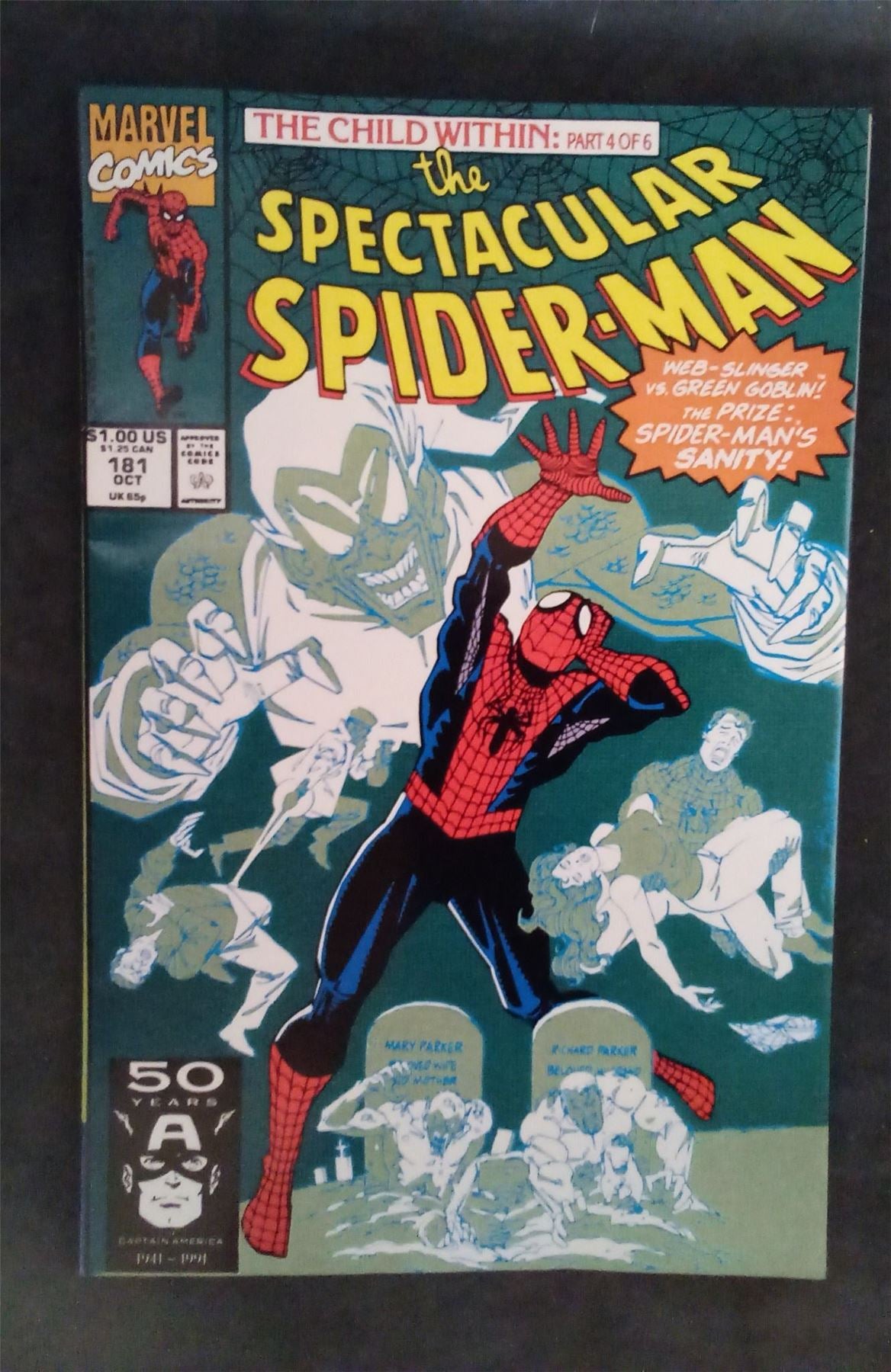 The Spectacular Spider-Man #181 1991 marvel Comic Book
