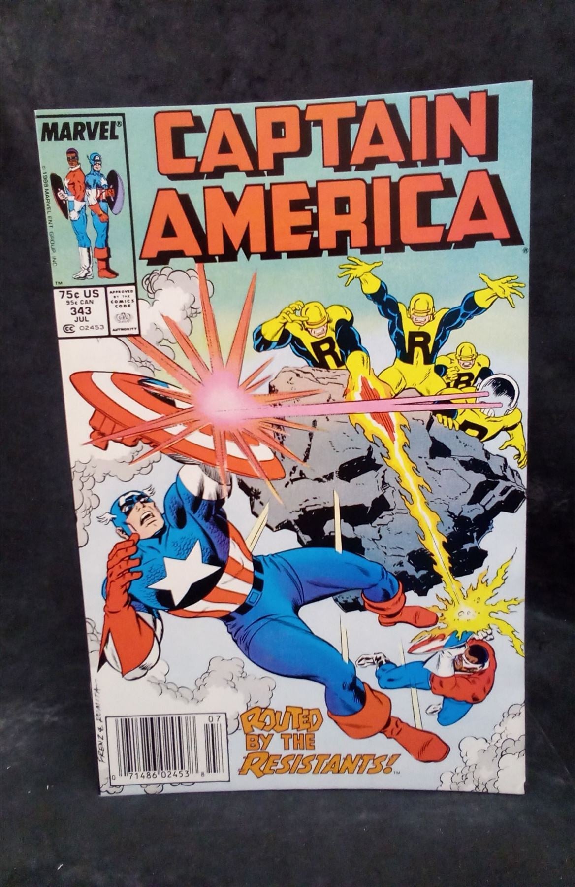 Captain America #343 1988 Marvel Comics Comic Book