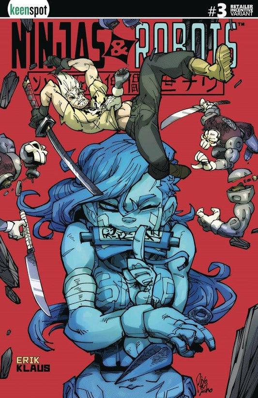 Ninjas & Robots #3 Cvr D Free 5 Copy Incv Cvr Piyotycho (Cvr D Free 5 Copy Incv Cvr Piyotycho) Keenspot Entertainment Comic Book 2021