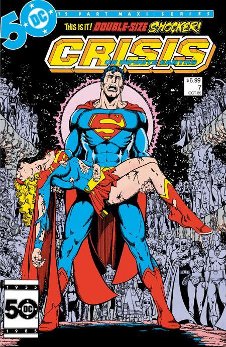Crisis On Infinite Earths #7 Facsimile Edition Cvr B George Perez Foil Var DC Comics Comic Book
