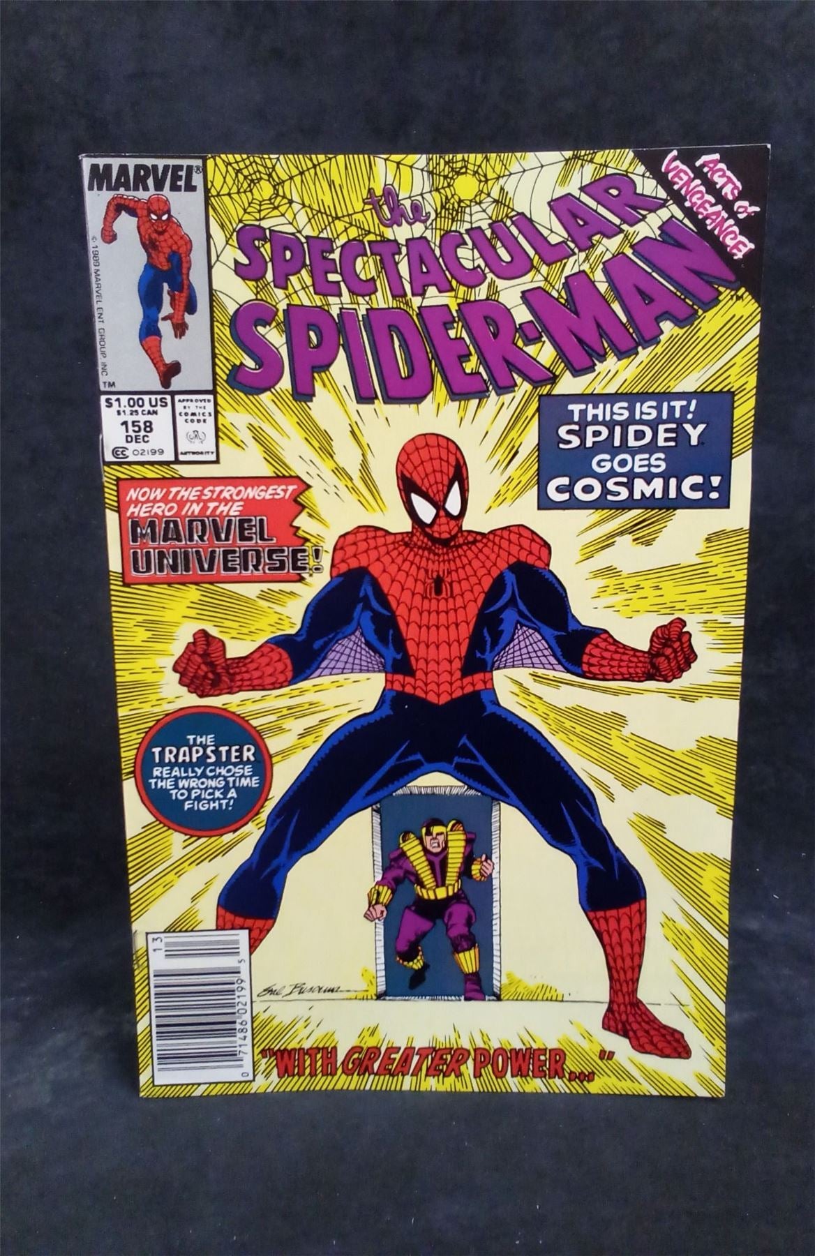 The Spectacular Spider-Man #158 1989 Marvel Comics Comic Book