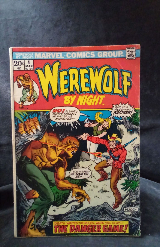 Werewolf by Night #4 1973 Marvel Comics Comic Book