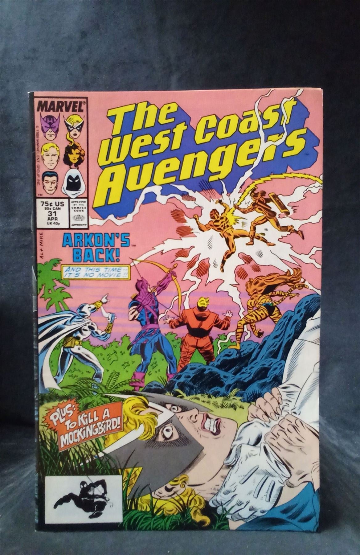 West Coast Avengers #31 1988 Marvel Comics Comic Book