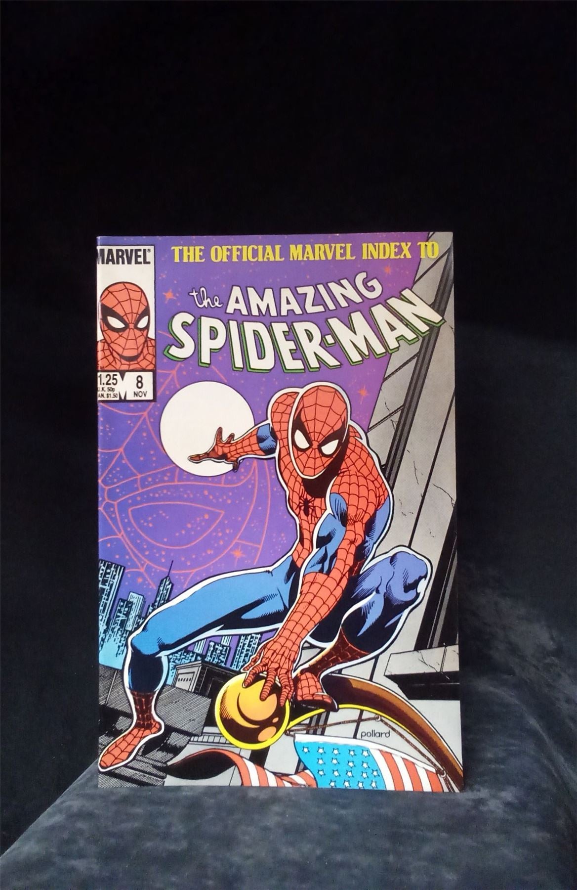 The Official Marvel Index to the Amazing Spider-Man #8 1985 Marvel Comics Comic Book