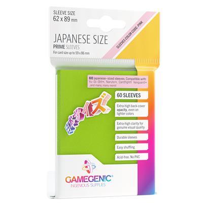 PRIME Japanese Sized Sleeves - Lime    TCG Gamegenic