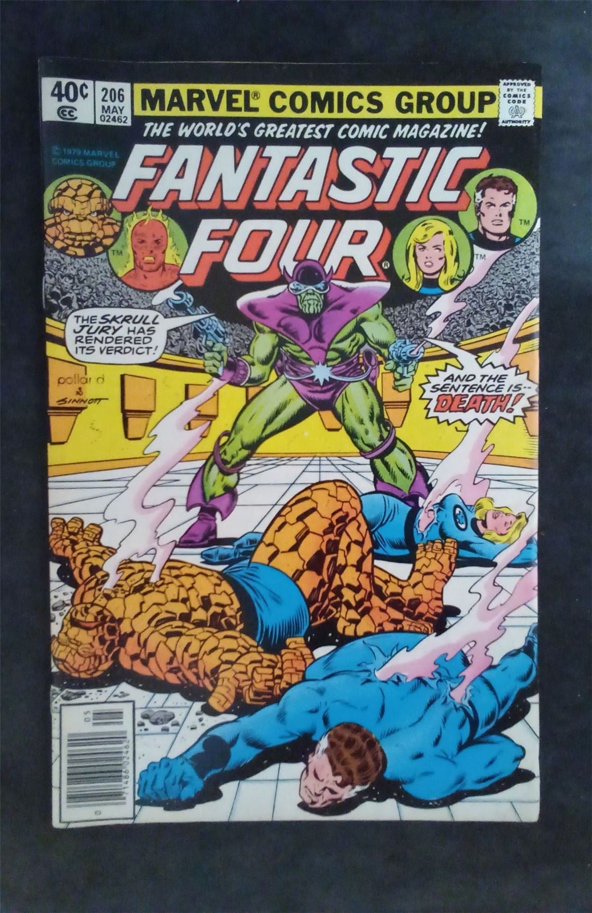 Fantastic Four #206 1979 marvel Comic Book