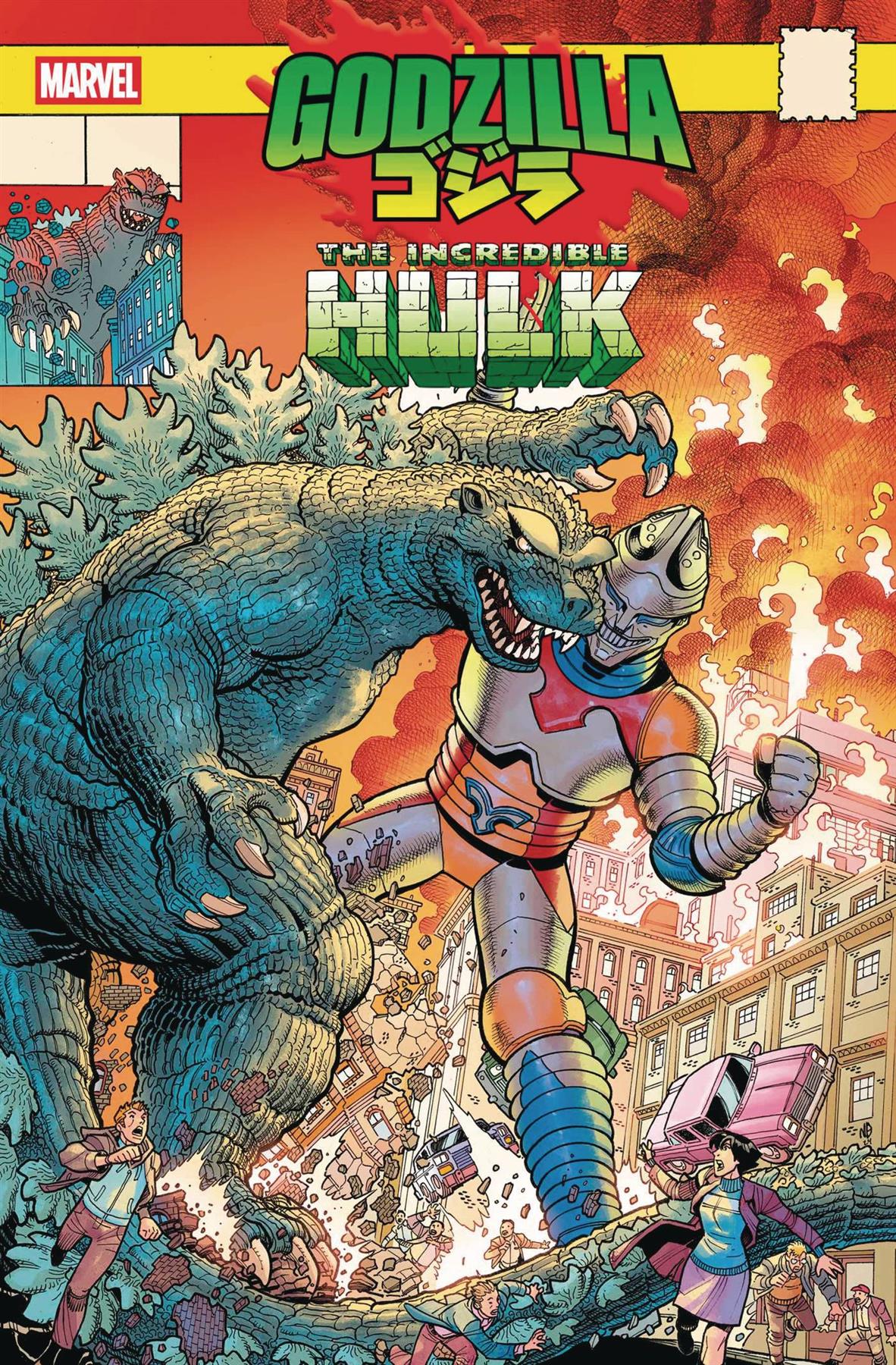Godzilla Vs Hulk #1 Nick Bradshaw Monster Homage Var  Marvel Prh Comic Book 2025
