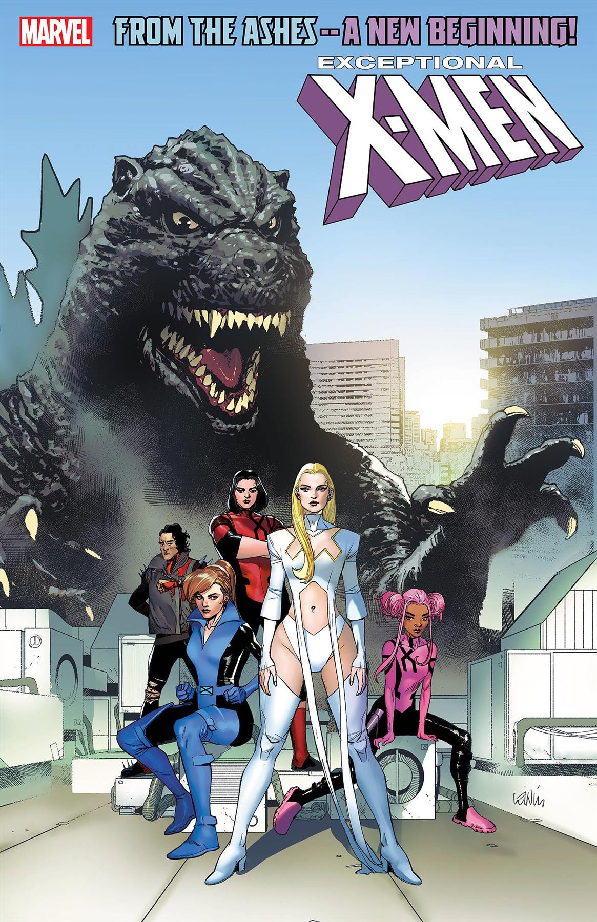 Exceptional X-men #1 Leinil Yu Godzilla Var Leinil Yu Godzilla Var Marvel Prh Comic Book 2024