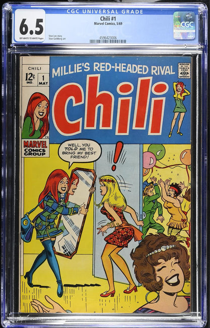 Chili #1 Marvel Comics 1969 6.5 Graded Comic Book