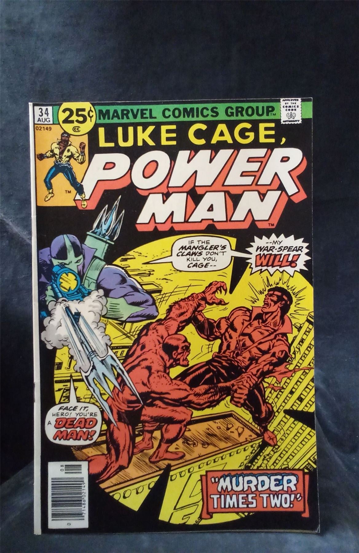 Power Man #34 1976 Marvel Comics Comic Book