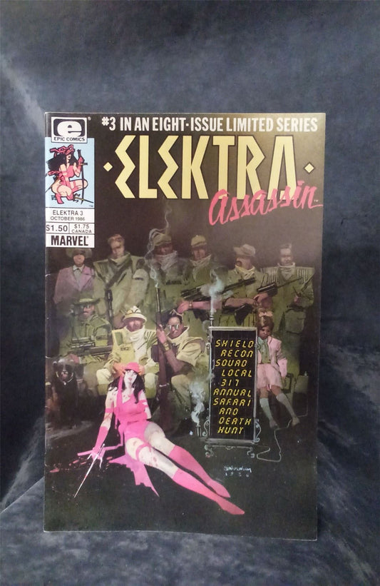 Elektra: Assassin #3 1986 epic Comic Book