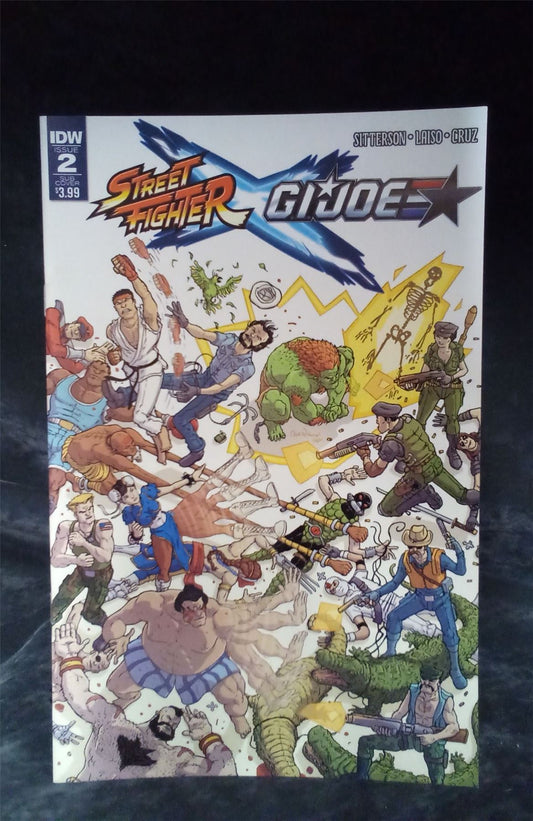 Street Fighter x G.I. Joe #2 Cover B 2016 IDW Comic Book