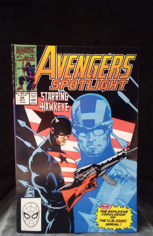 Avengers Spotlight #34 1990 Marvel Comics Comic Book