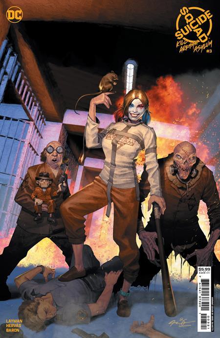 Suicide Squad Kill Arkham Asylum #3 (of 5) Cvr B Ariel Olivetti Card Stock Var (mr) DC Comics Comic Book